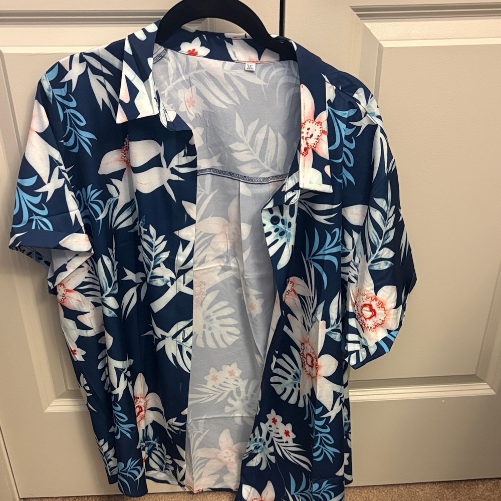 Floral Print Blouse 3XL